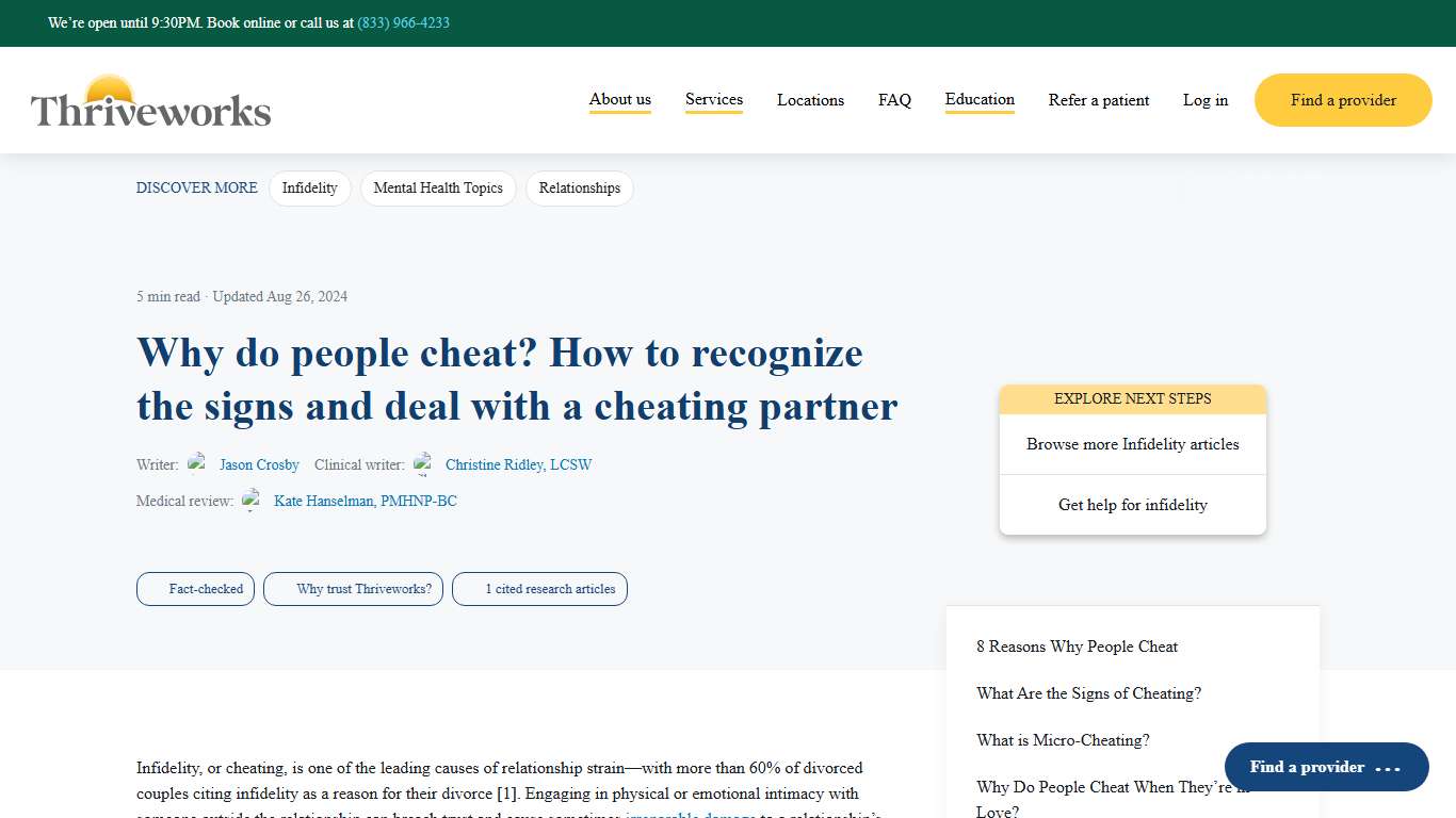 Why Do People Cheat: Signs & What You Can Do